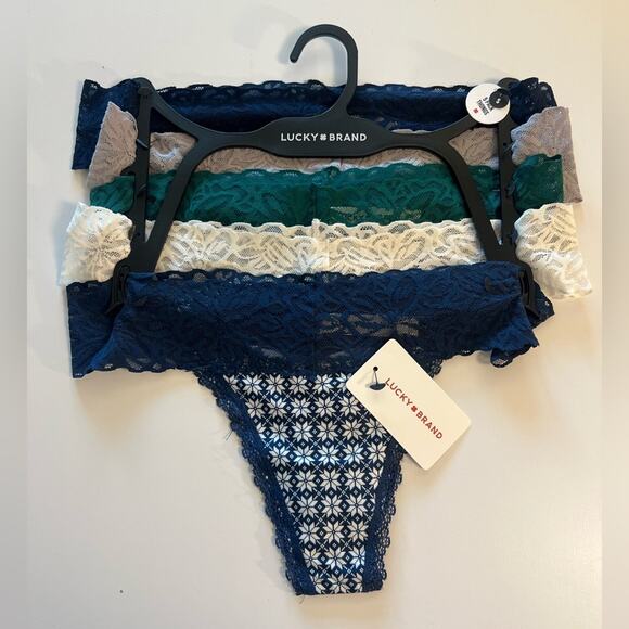 Lucky Brand Other - Lucky Brand Thong Lace Panties SZ S NEW!